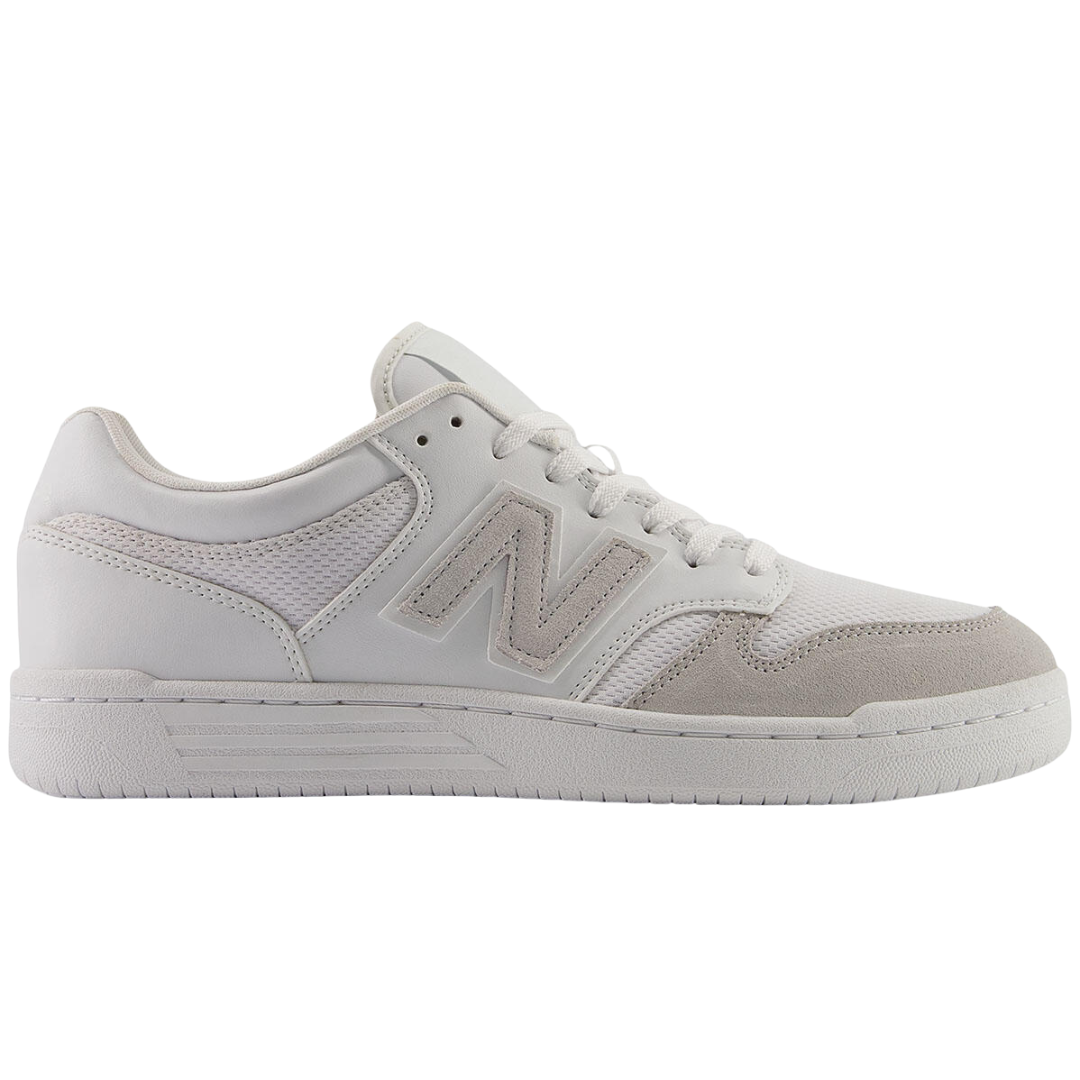 New Balance 480 White Summer Fog Grey