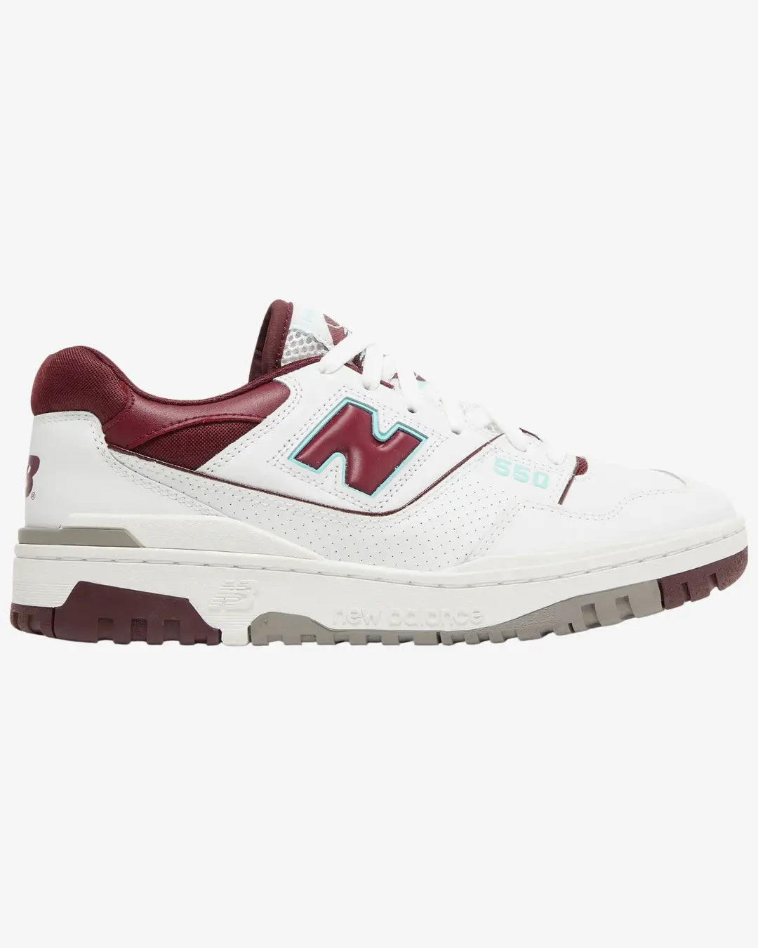 New Balance 550 Burgundy Turquoise New Balance