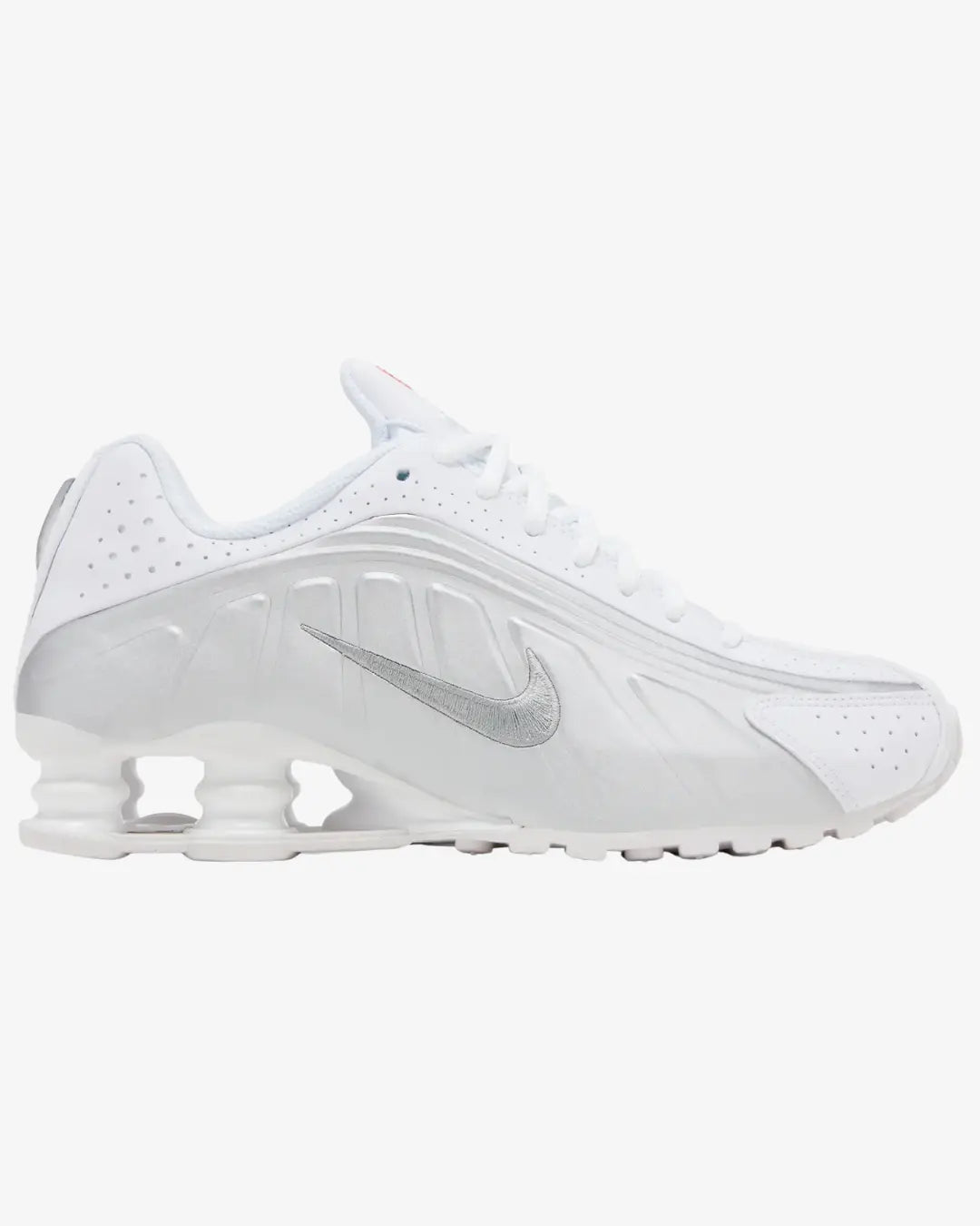 Nike Shox R4 GS White Metallic Silver 2025 Nike