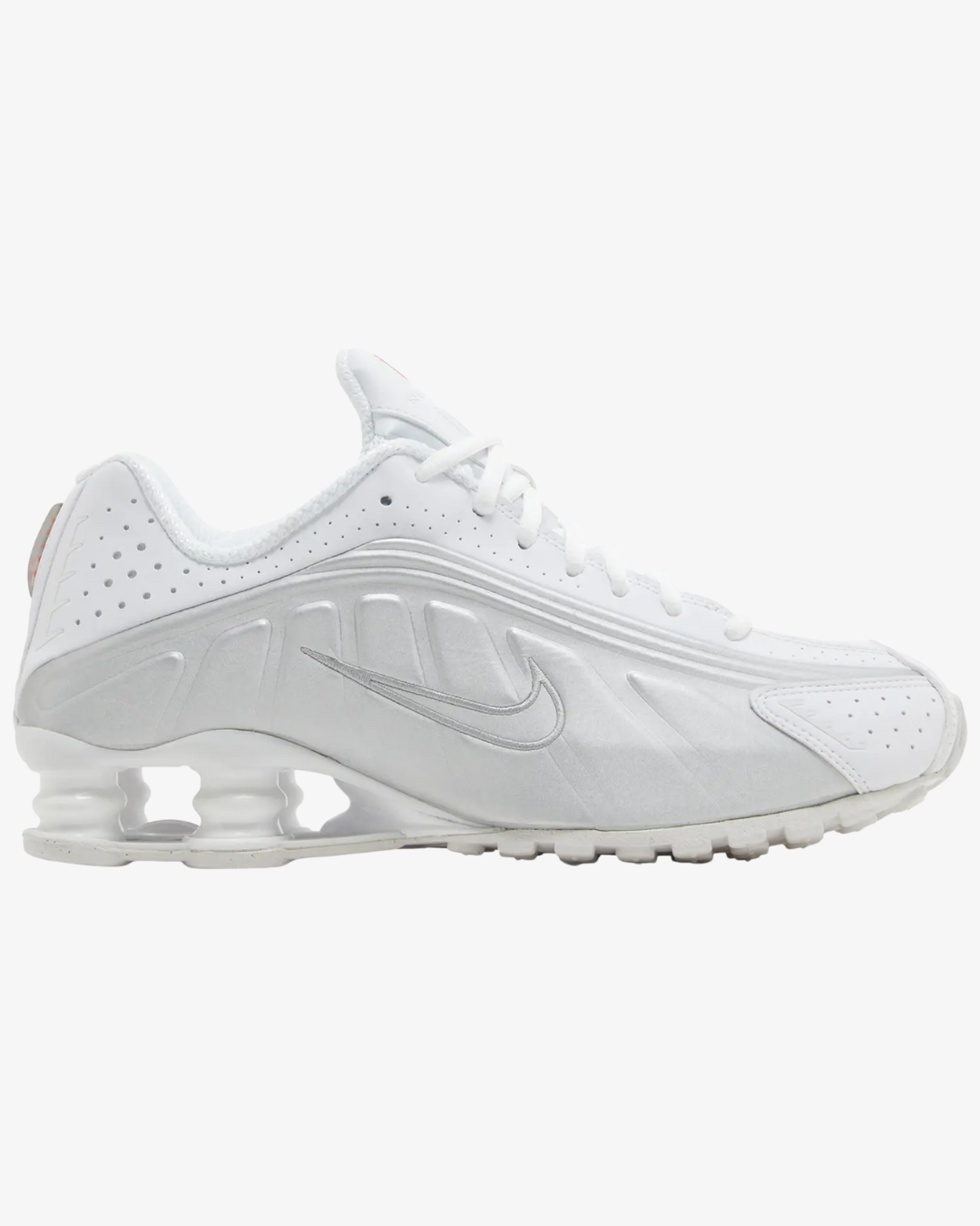 Nike Shox R4 White Metallic Wmns