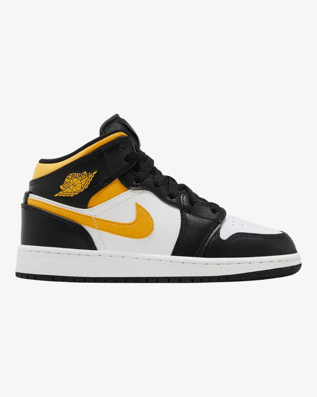 Air Jordan 1 Mid GS Black University Gold Air Jordan