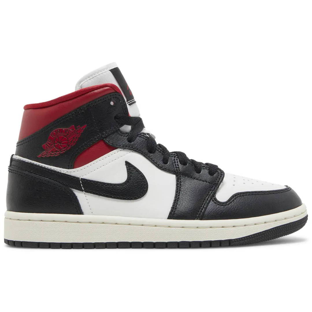 Jordan 1 Mid Gym Red Panda (Women's)