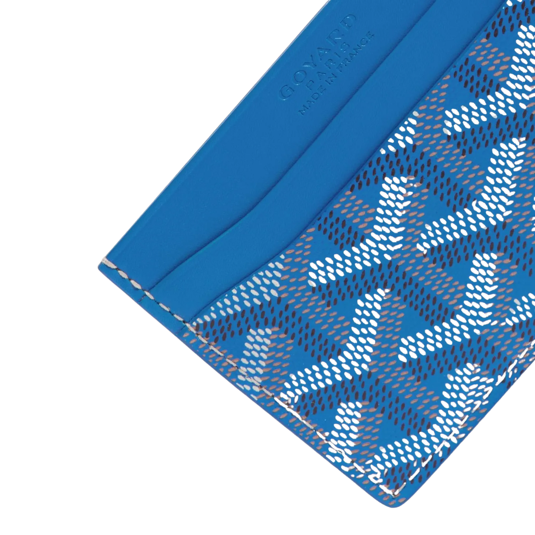 Goyard Saint-Sulpice Card Holder – Sky Blue