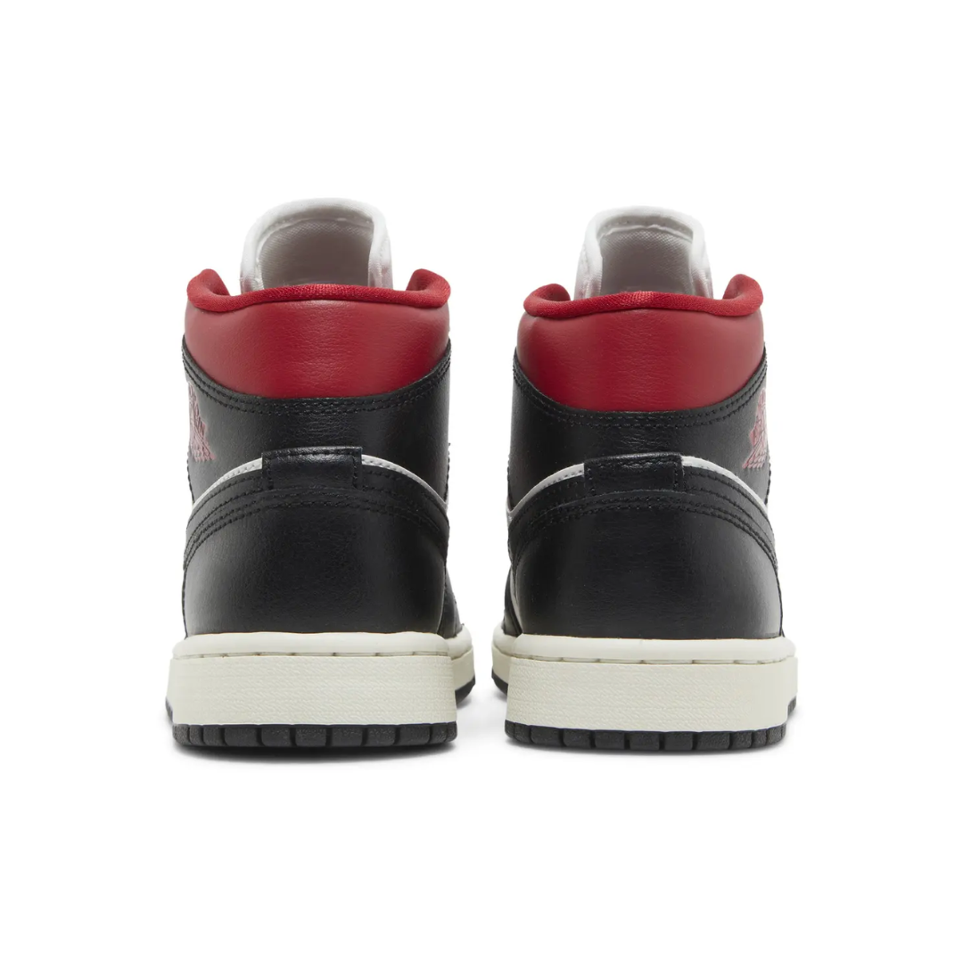 Jordan 1 Mid Gym Red Panda (Women's)