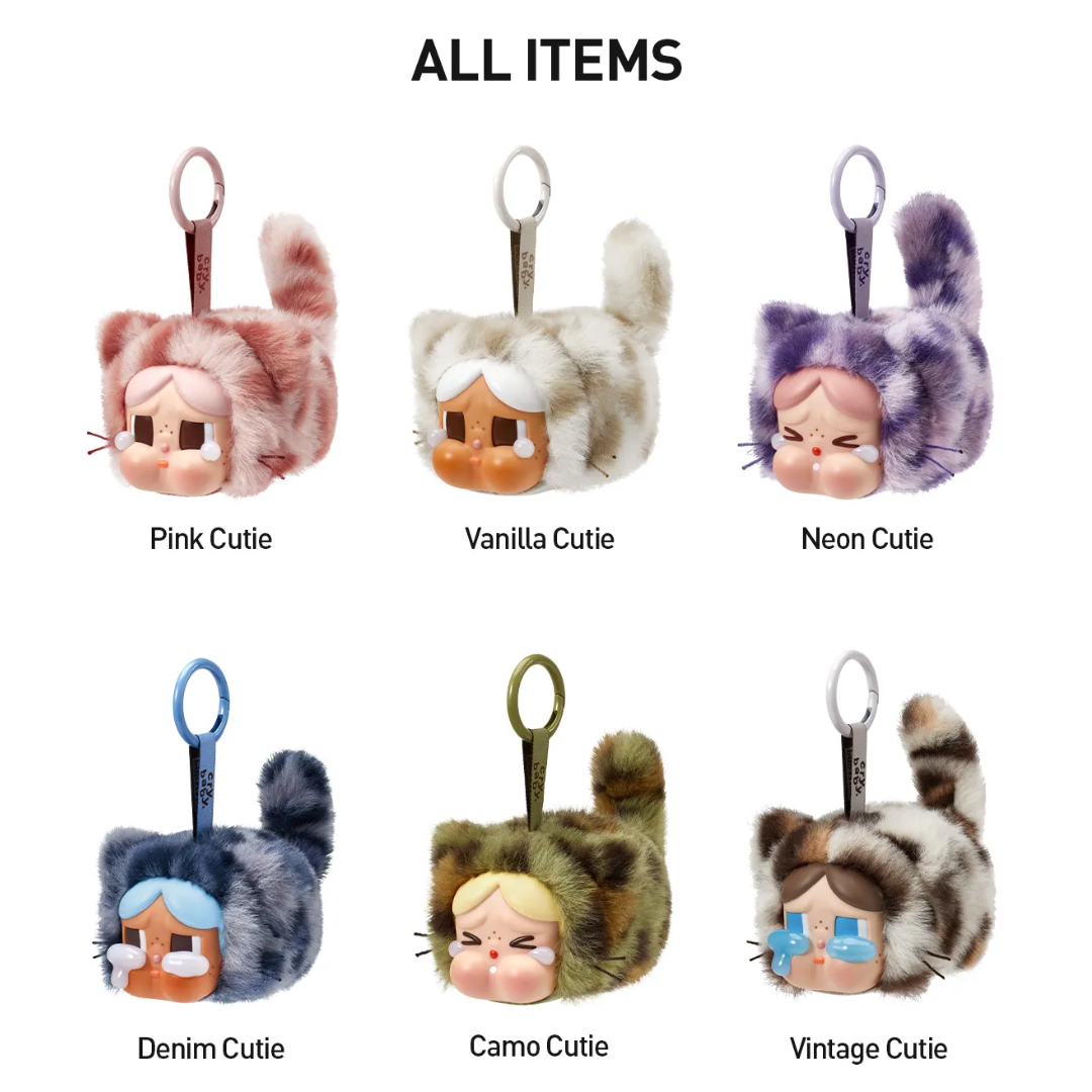 Pop Mart CRYBABY Wild but Cutie Series Vinyl Plush Pendant Sealed Case (6 Blind Box)