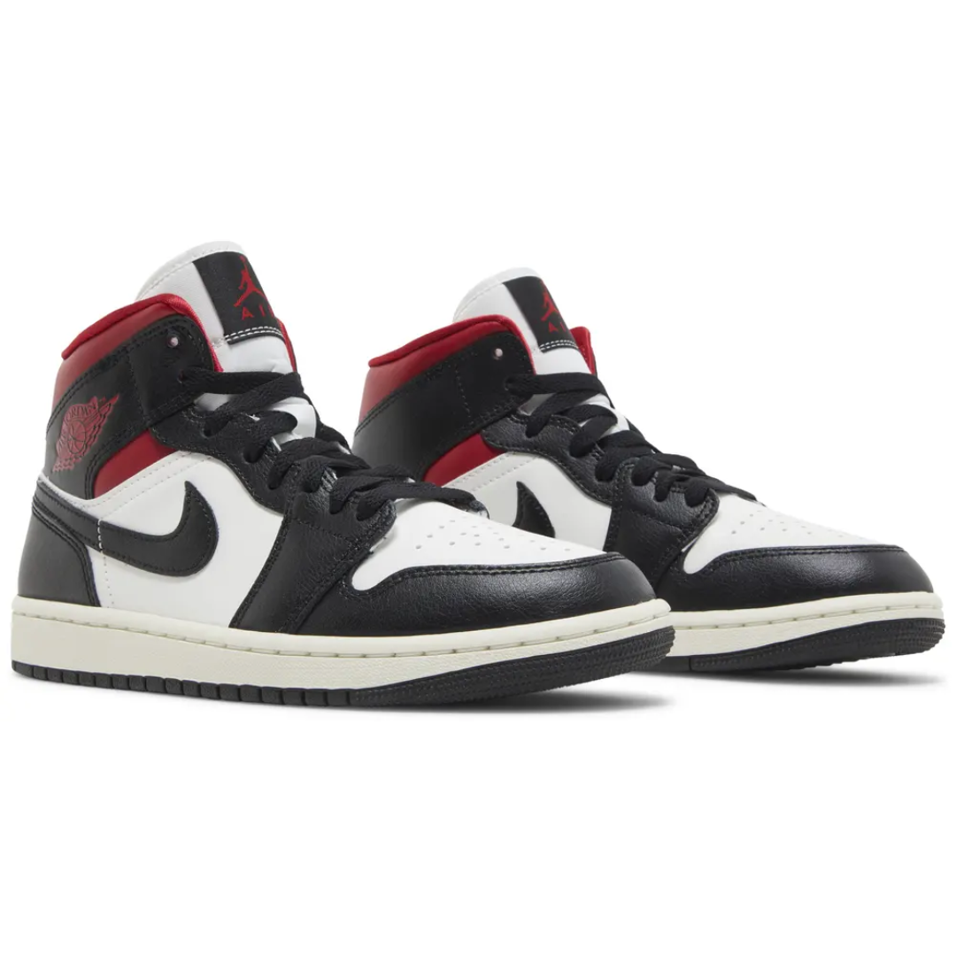 Jordan 1 Mid Gym Red Panda (Women's)