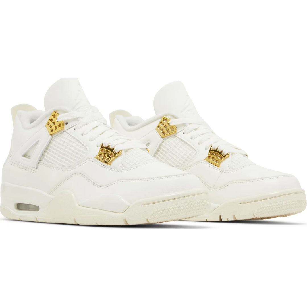 Jordan 4 Retro Metallic Gold (Women's)