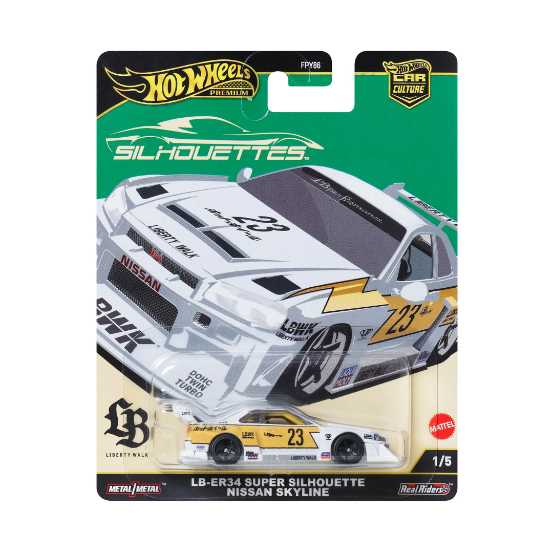 Hot Wheels Premium Car Culture Silhouettes LB-ER34 Nissan Skyline