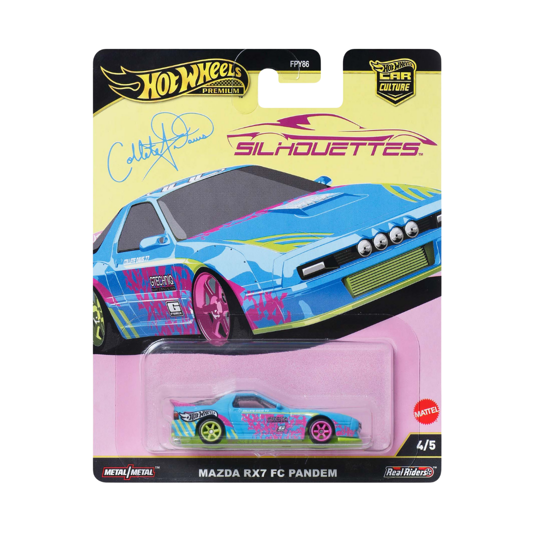 HOT WHEELS 2025 PREMIUM CAR CULTURE SILHOUETTES MAZDA RX7 FC PANDEM RX-7