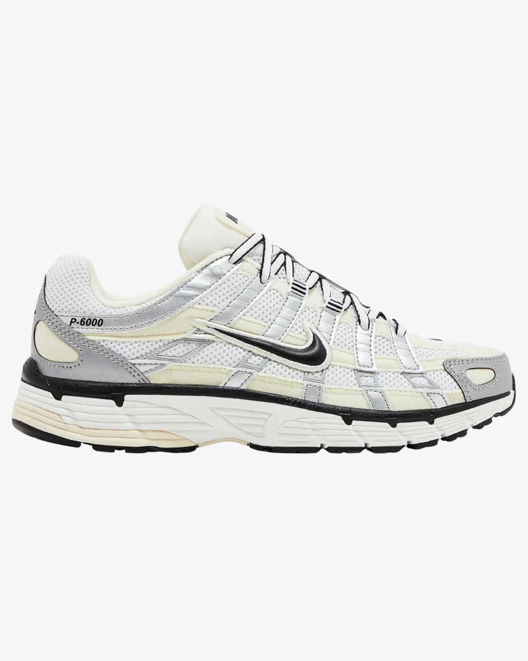 Nike P-6000 Coconut Milk Metallic Silver Wmns