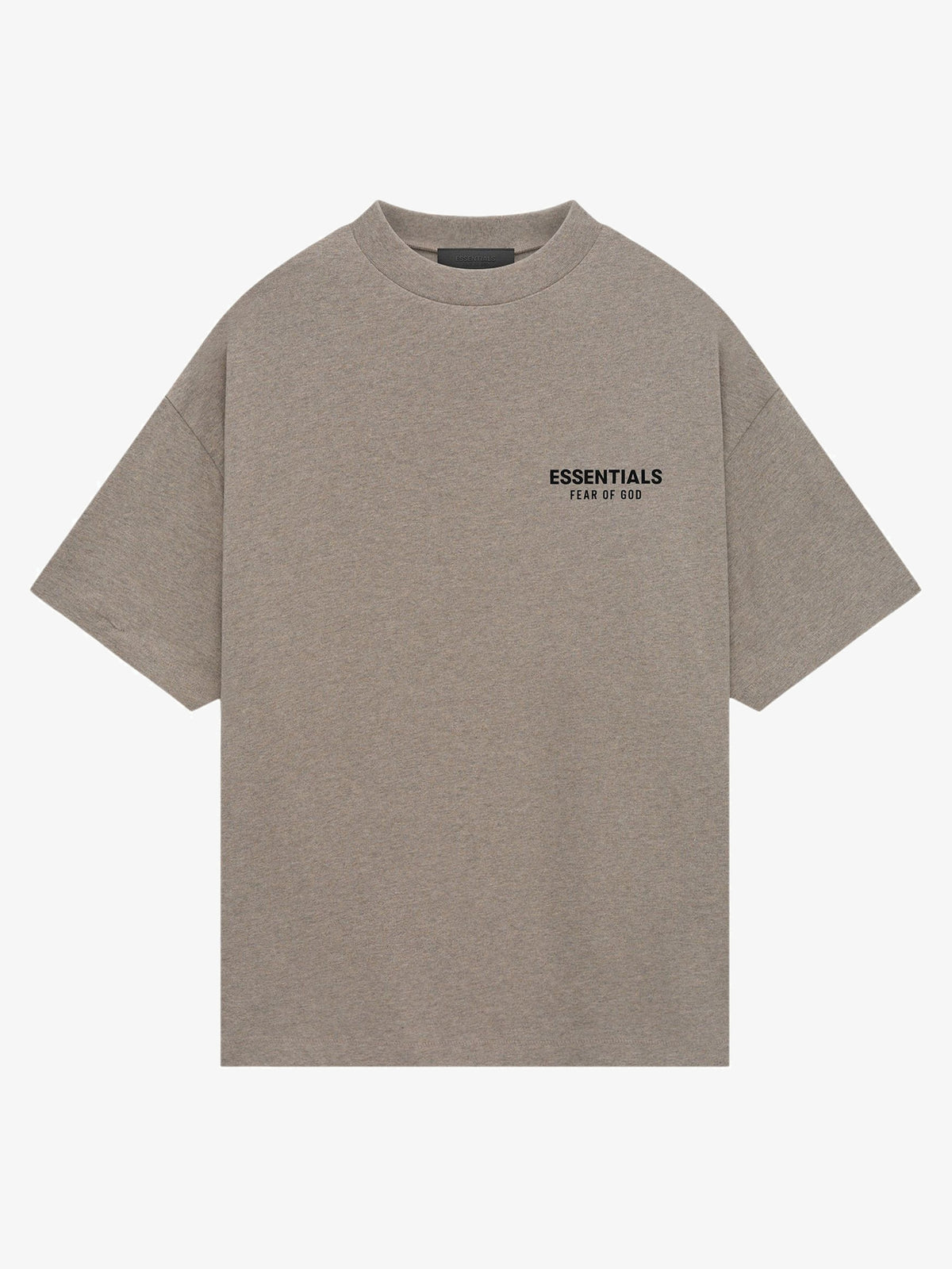 Fear of God Essentials Jersey Crewneck T-Shirt 'Heather Gray' – front