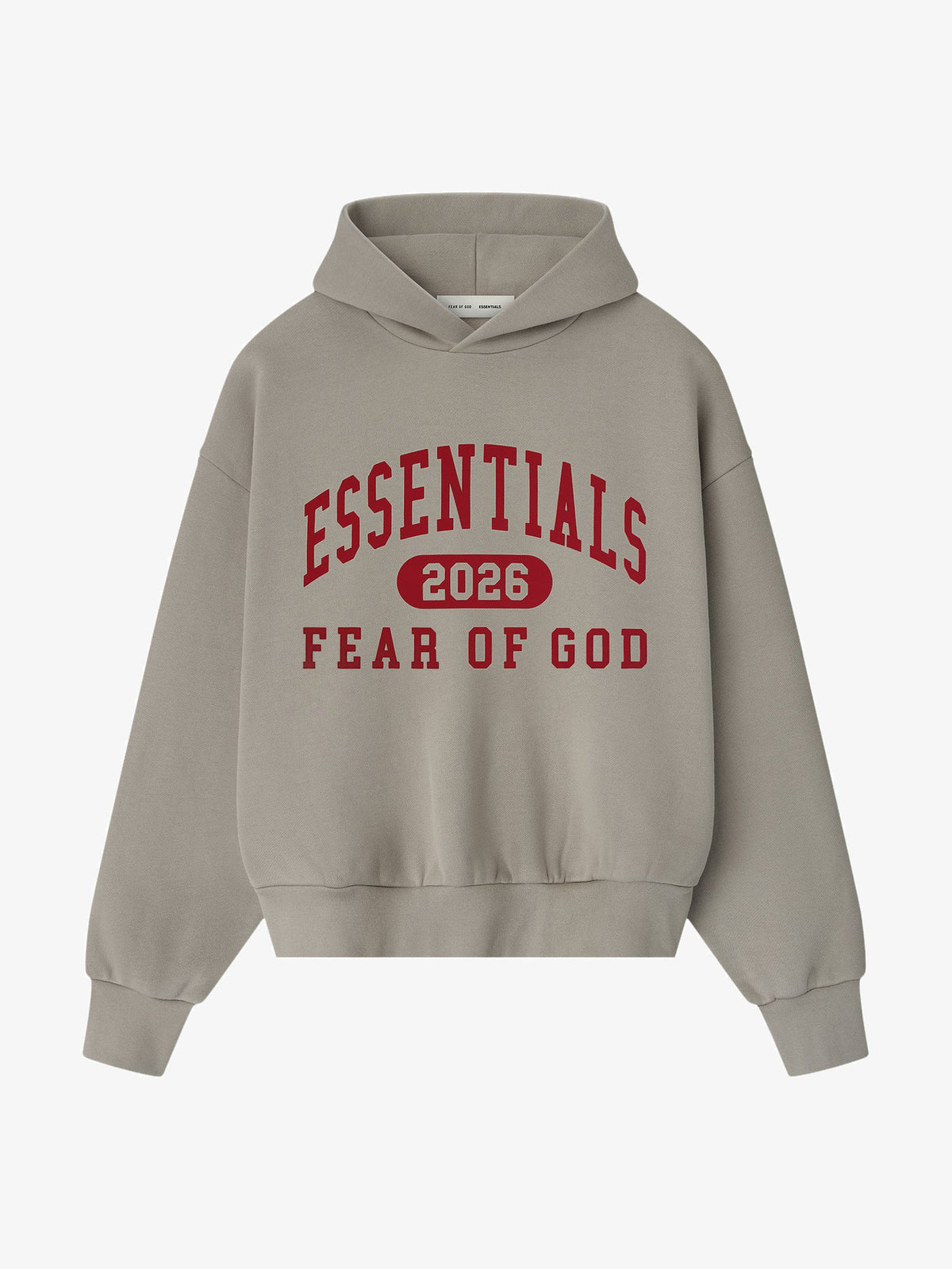 Fear of God Essentials Classic Hoodie 'Smoke Grey' – front