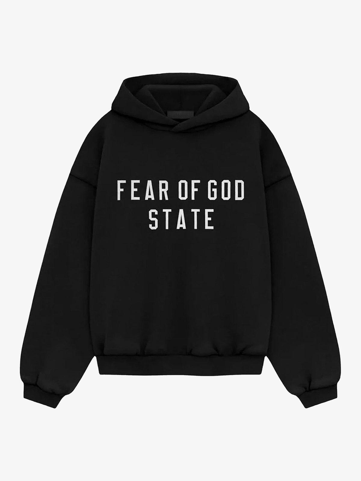 Fear of God Essentials Heavy Fleece Hoodie 'Black' – front