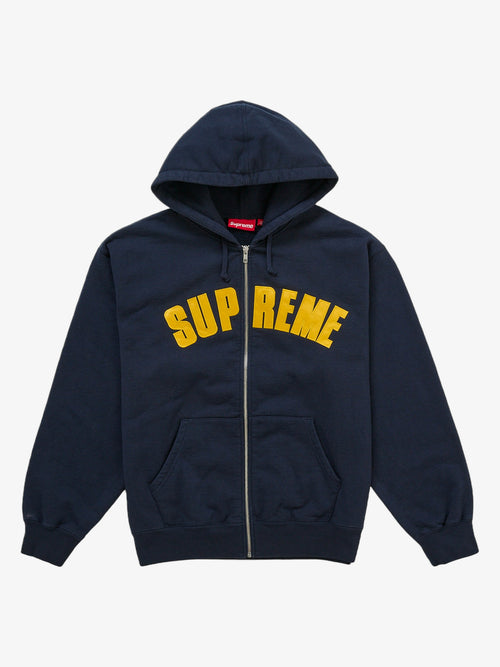 Supreme Larry Clark Zip Up Hooded Sweatshirt 'Navy'