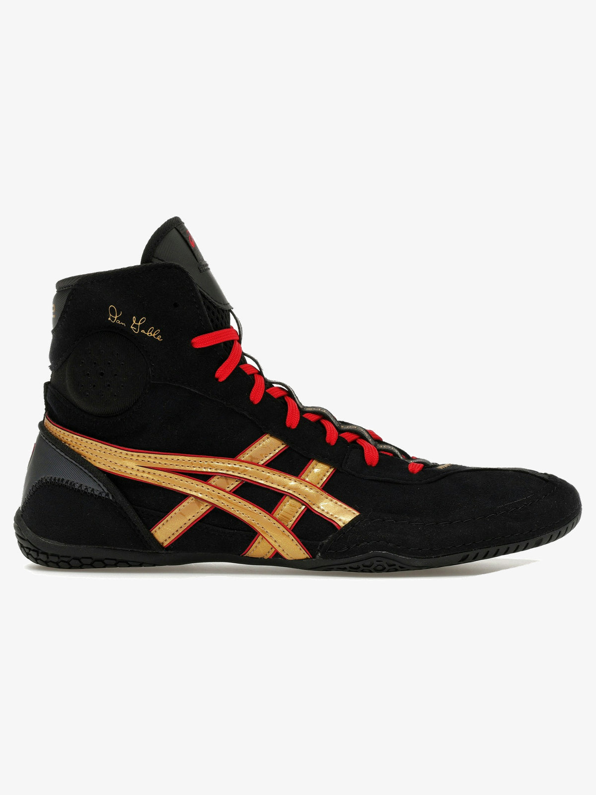 ASICS Dan Gable Evo 3 'Black Pure Gold' β side