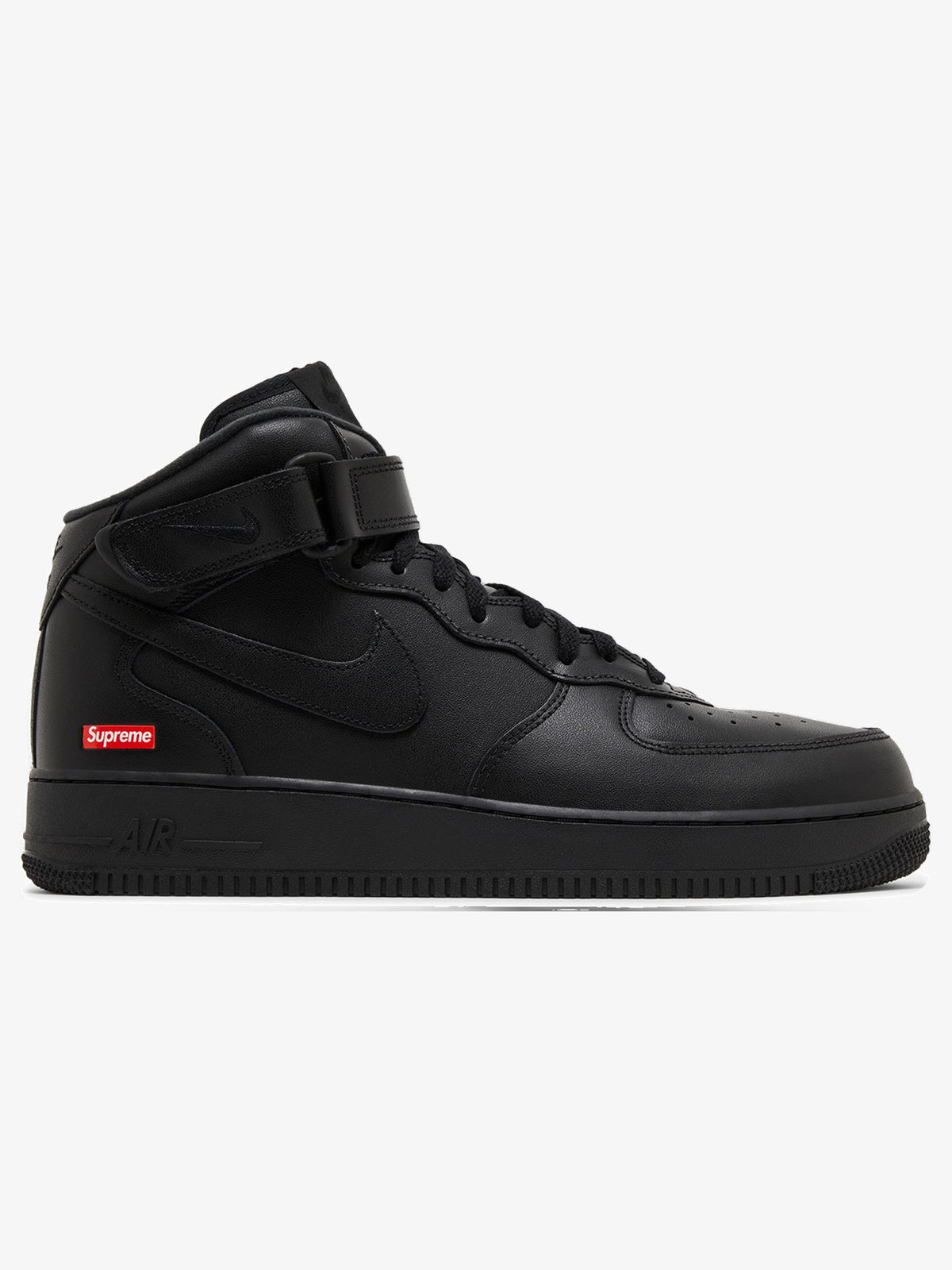 Nike Air Force 1 Mid 'Supreme Black' β side