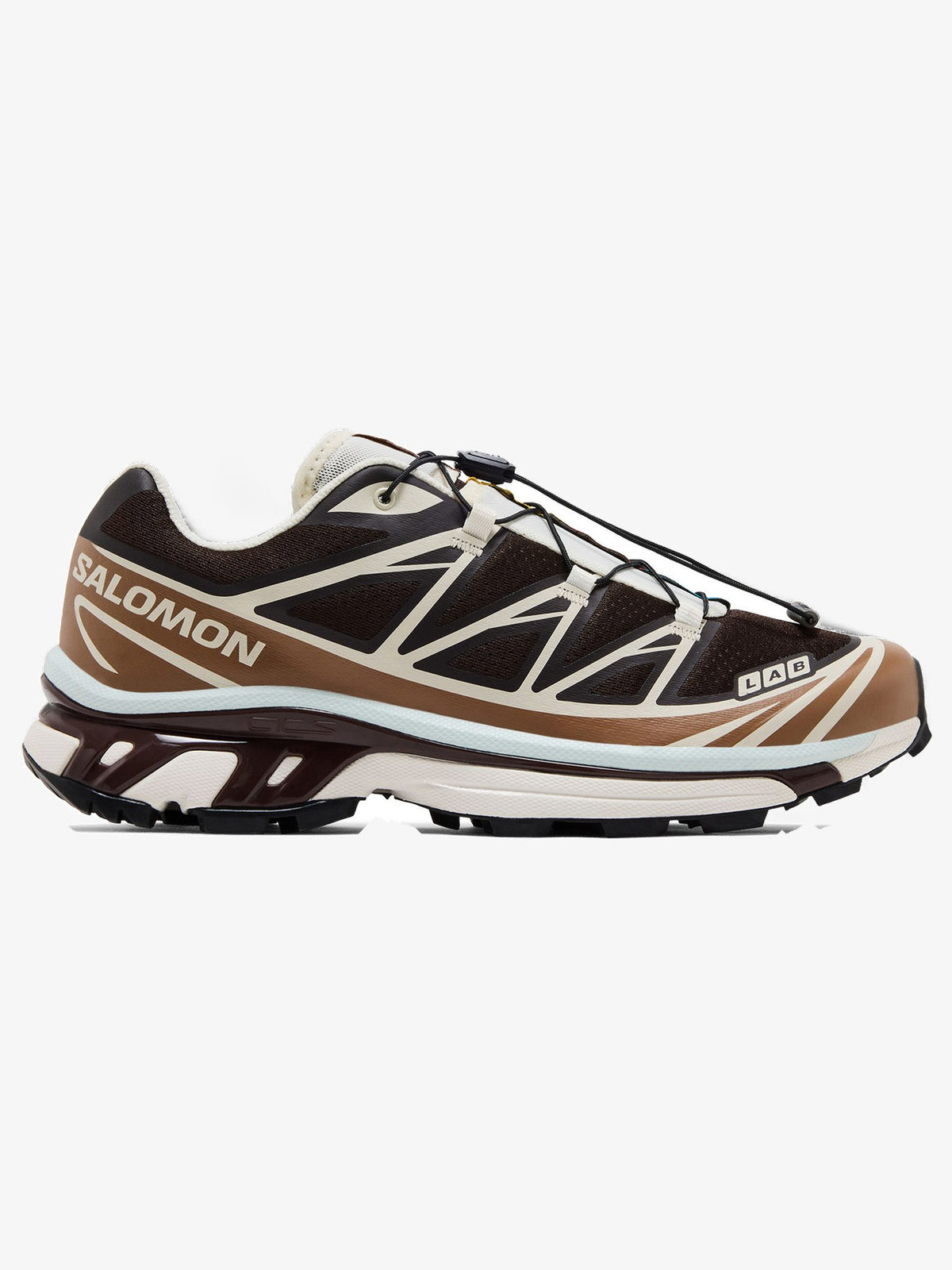 Salomon XT-6 'Black Coffee Burro Bitter Chocolate' β side