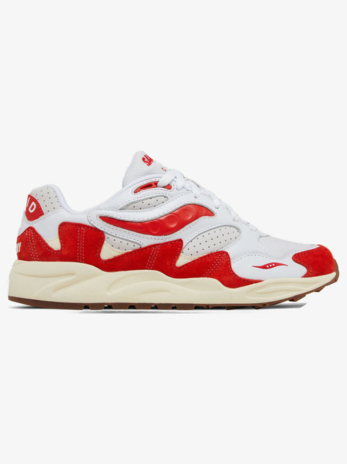 Saucony Grid Shadow 2 'Ivy Prep White Red'