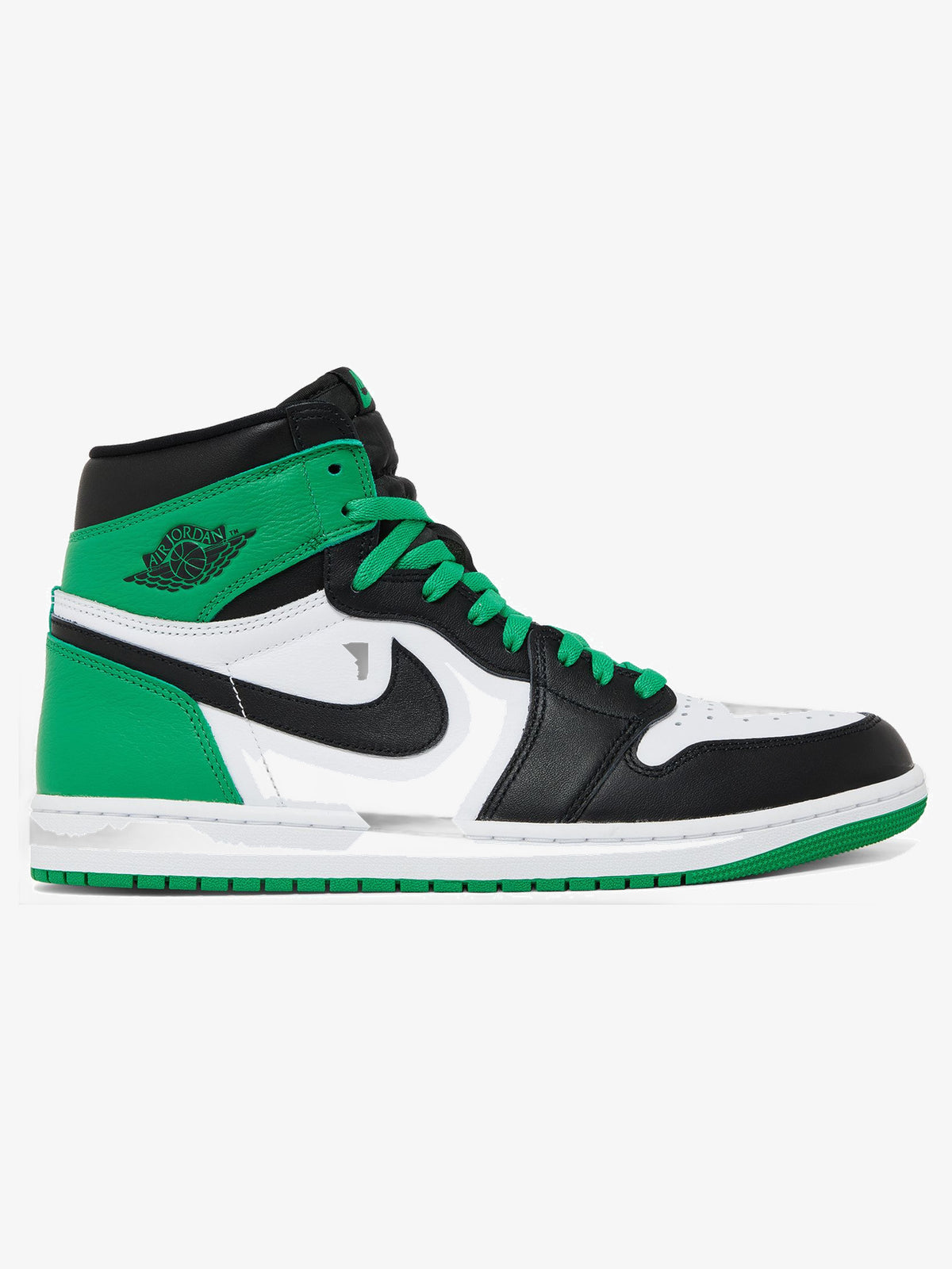 Jordan 1 Retro High OG 'Lucky Green' β side