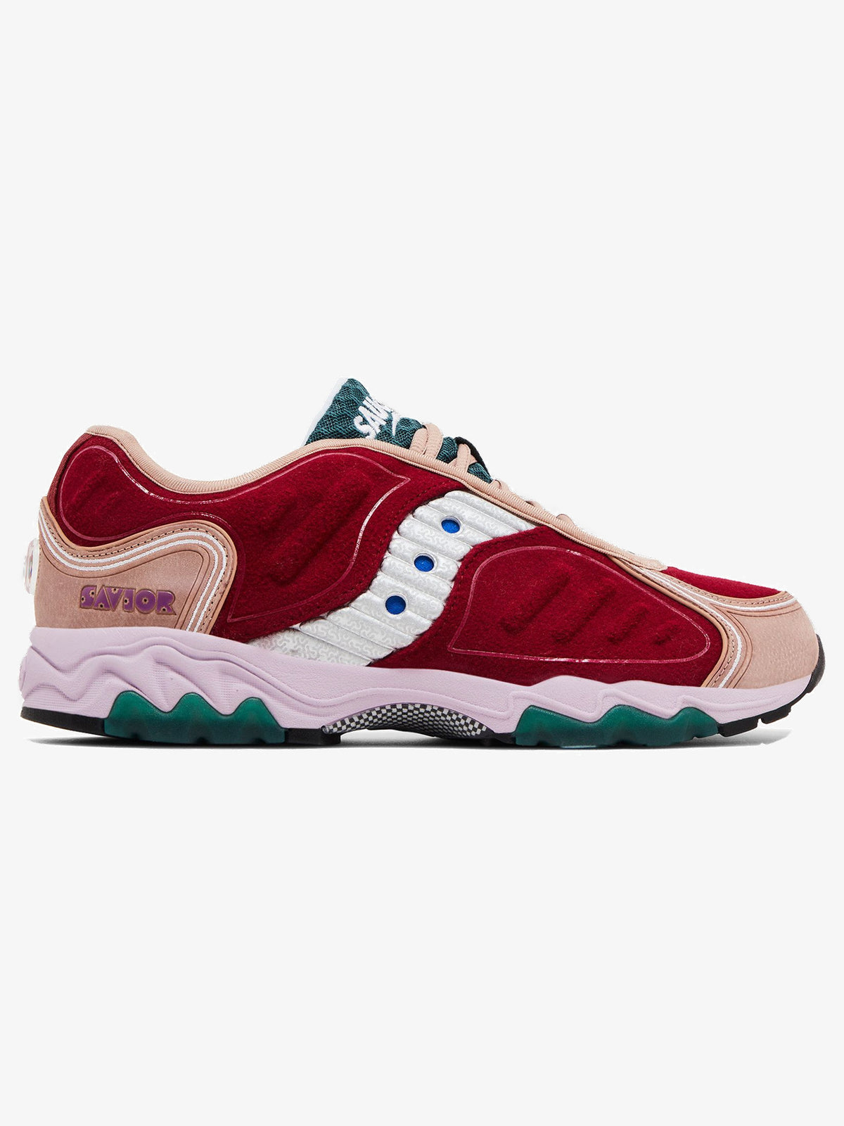 Saucony Matrix 'Jae Tips No Shoes In The House Burgundy' β side
