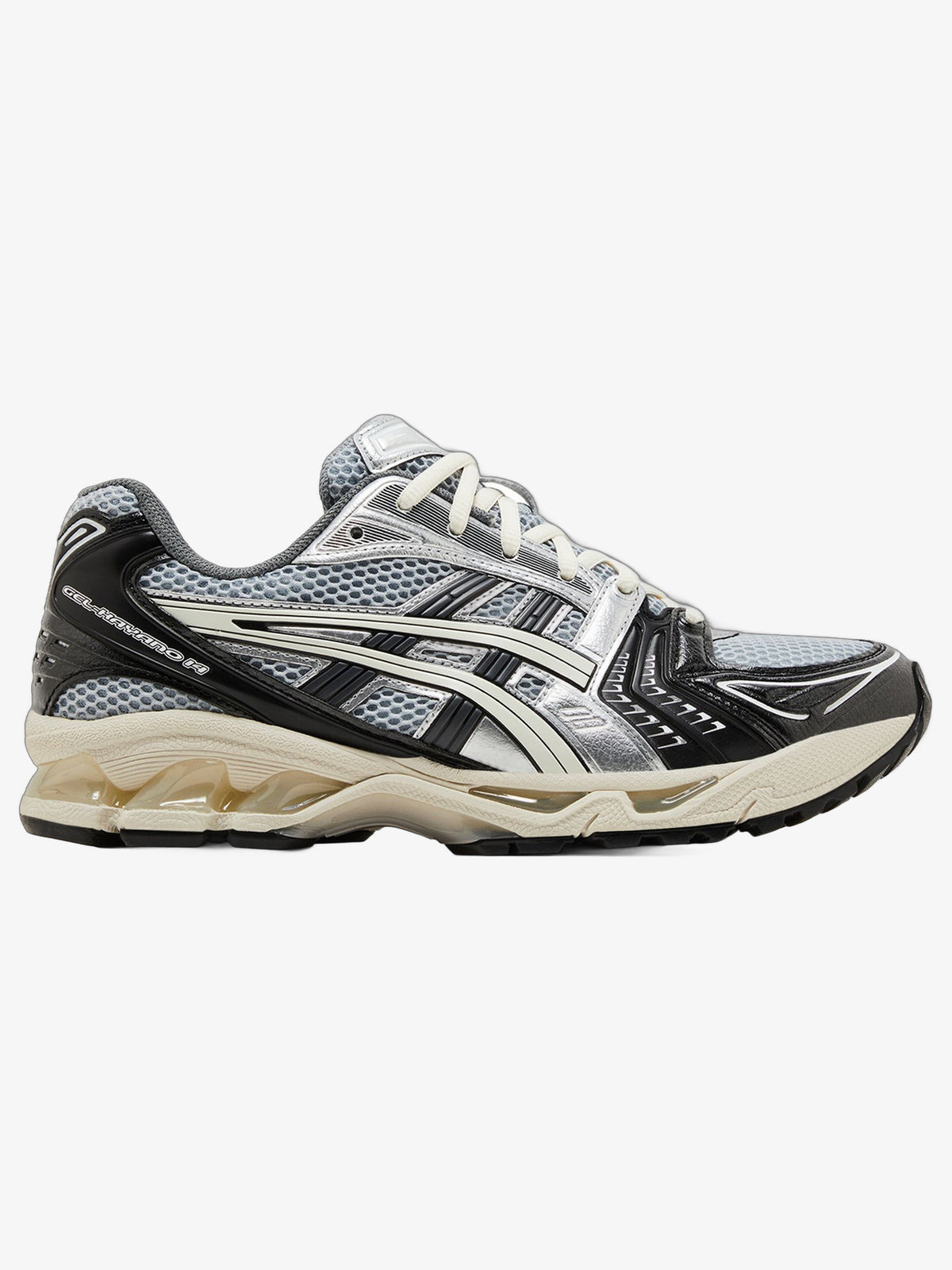 ASICS Gel-Kayano 14 'Black Glacier Grey Silver' – side