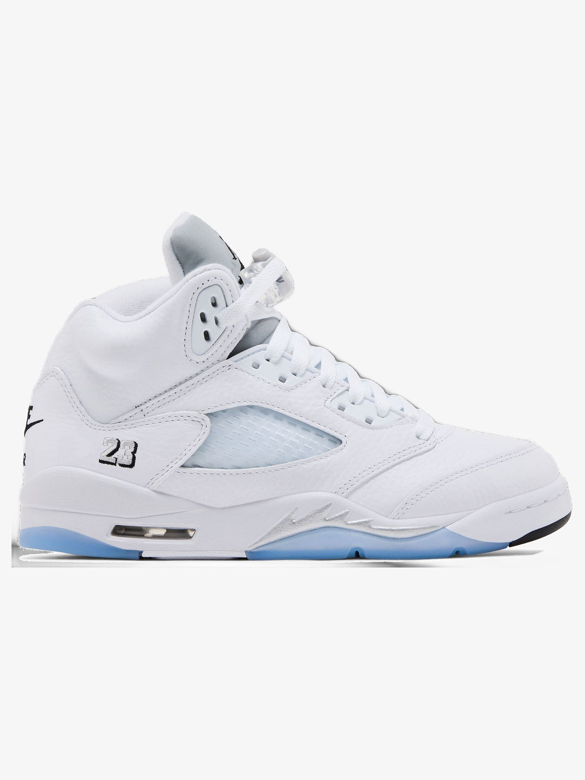 Jordan 5 Retro 'White Metallic (2026)' (GS) β side