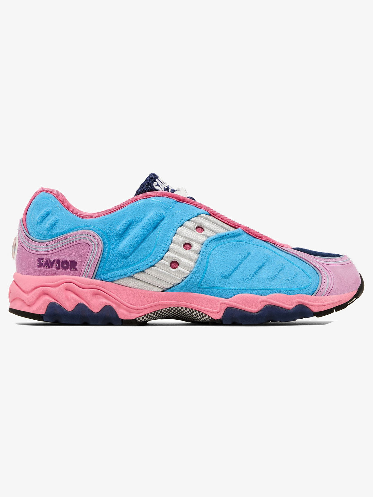 Saucony Matrix 'Jae Tips No Shoes In The House Blue Pink' β side