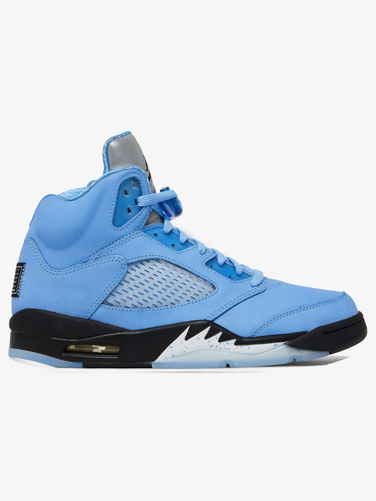 Jordan 5 Retro 'UNC University Blue' β side