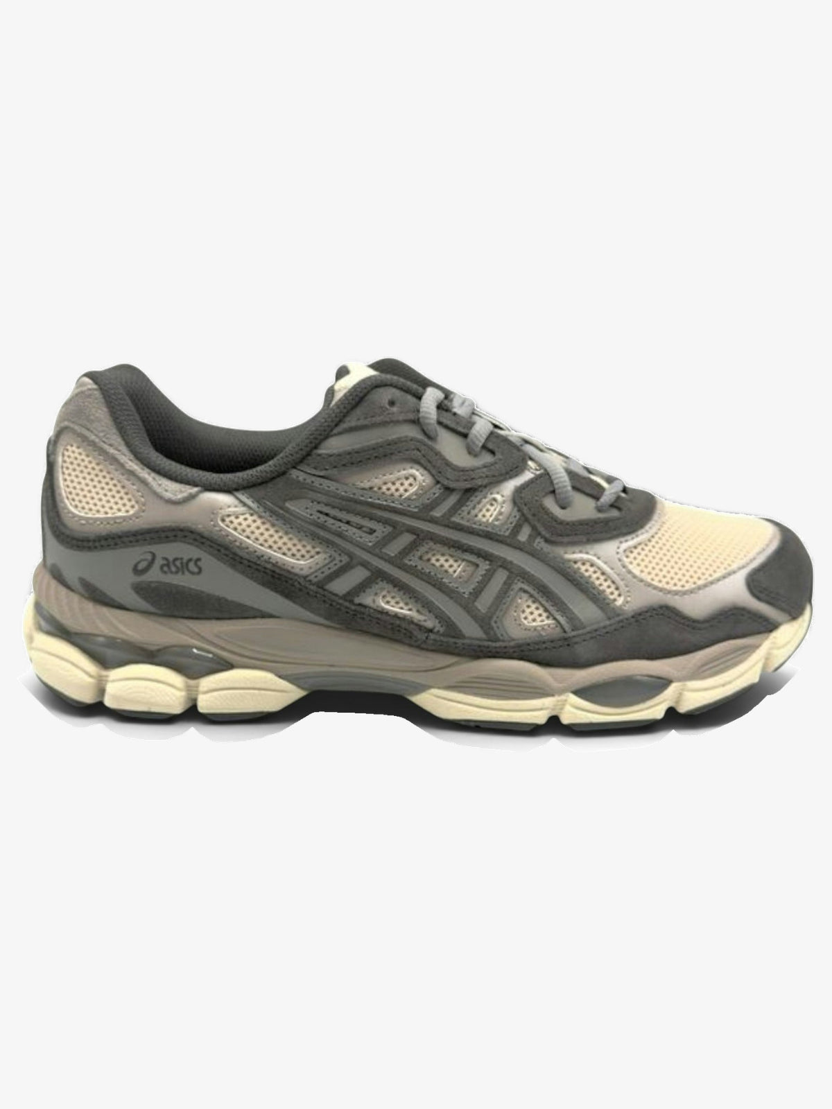 ASICS Gel-NYC 'Oatmeal Obsidian Grey' β front three-quarter