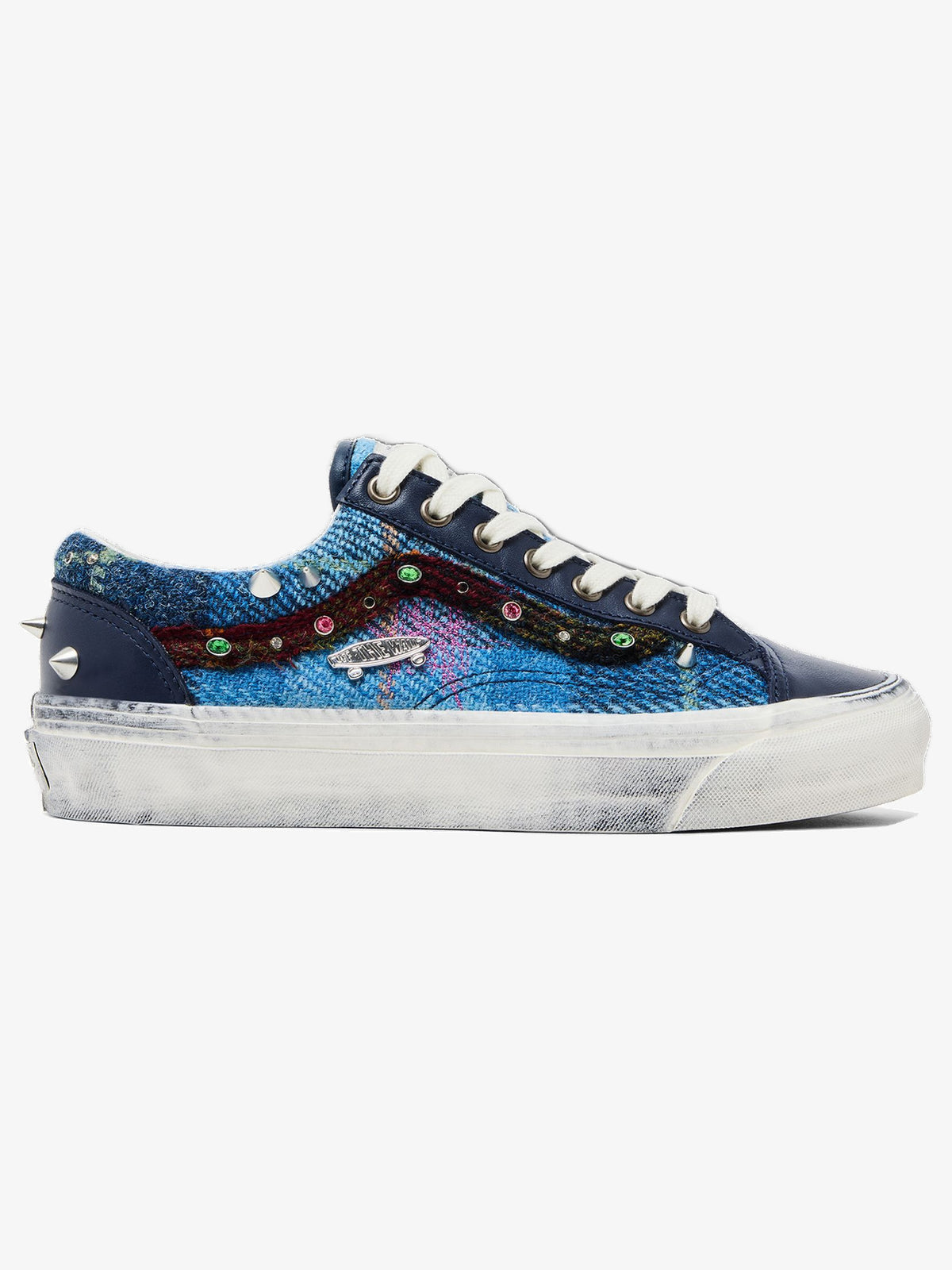 Vans Old Skool 36 'Harris Tweed Blue Multi' β side