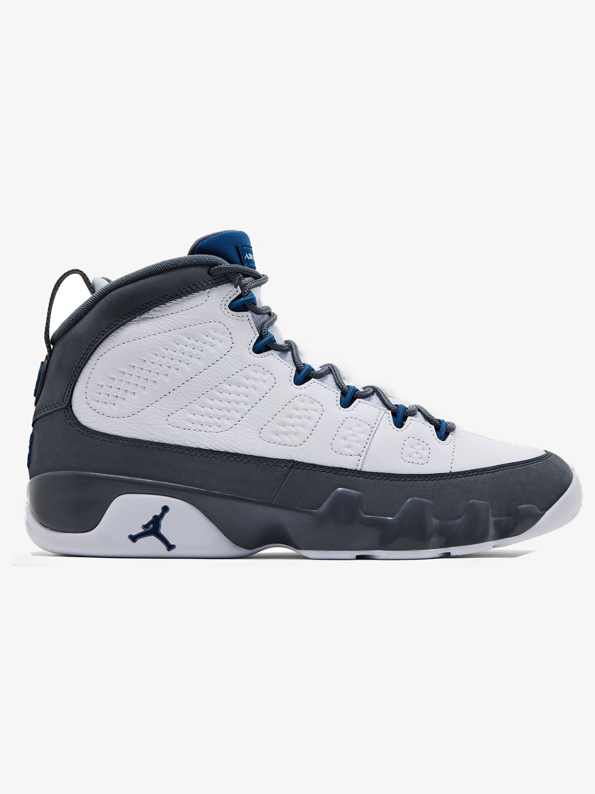 Jordan 9 Retro 'Flint Grey French Blue (2026)' β side
