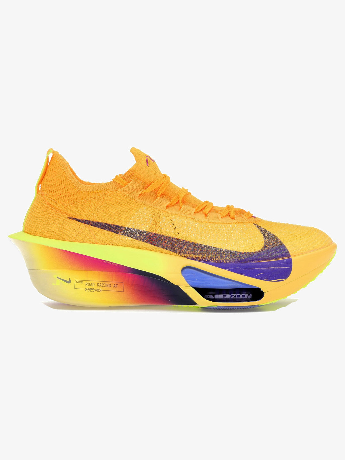 Nike Air Zoom Alphafly Next% 3 'Laser Orange Indigo Burst' β side