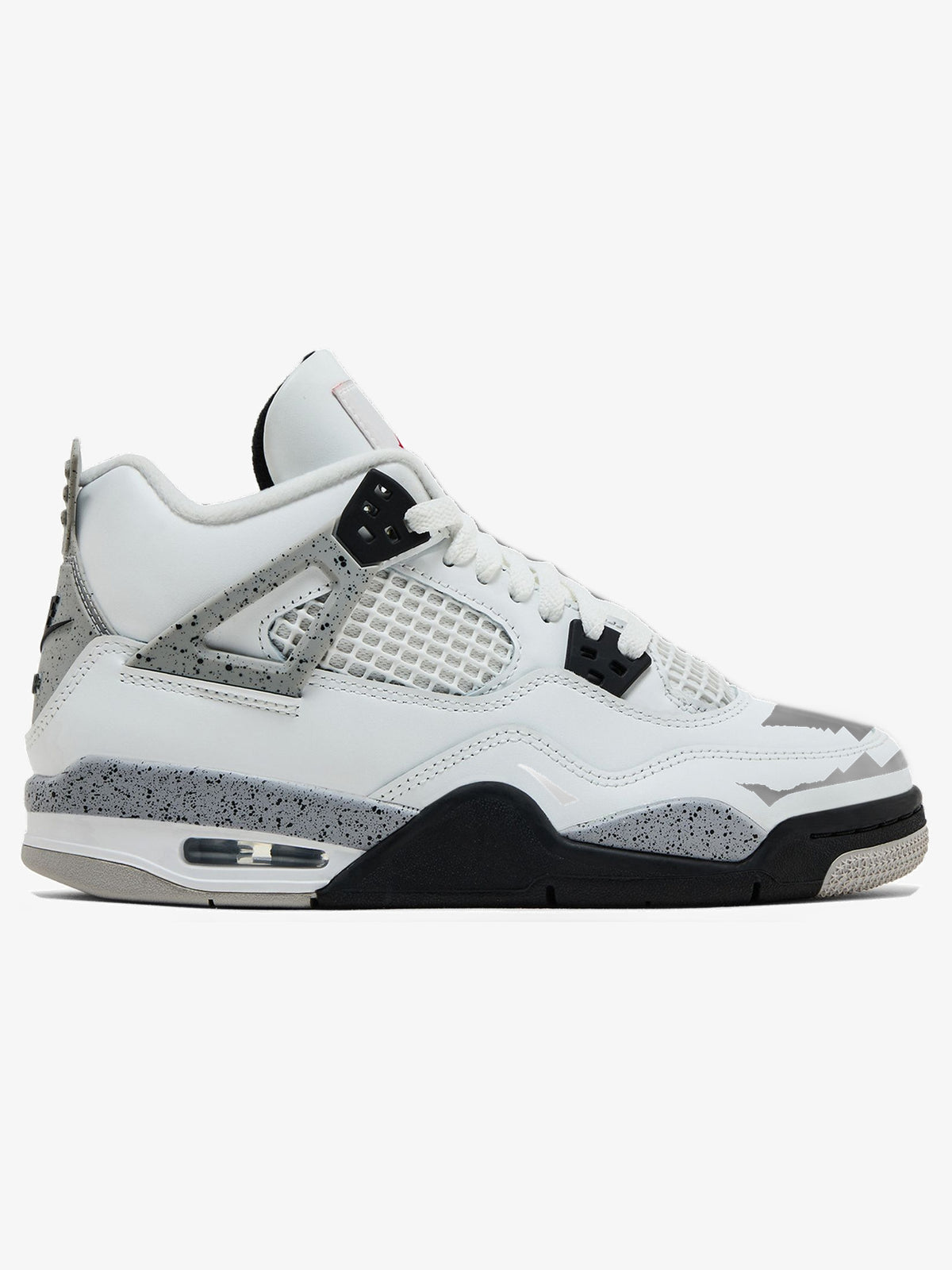 Jordan 4 Retro 'White Cement (2025)' (GS) β side