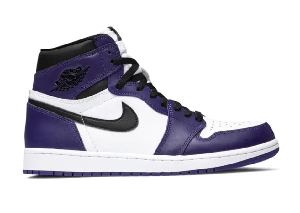 (Pre-Loved B) Air Jordan 1 Retro High OG Court Purple 2.0 - US9.5 Mens / 11 Womens Basement