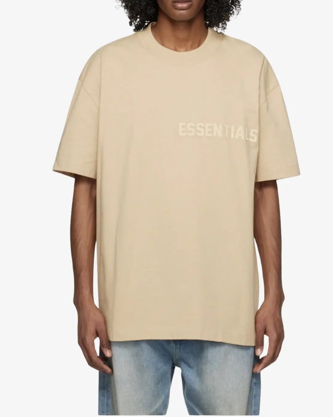Fear of God Essentials SS Tee Sand Basement