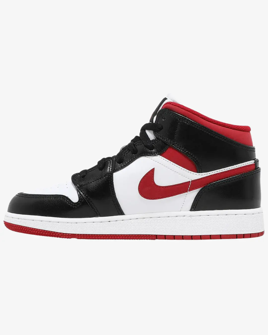 Air Jordan 1 Mid GS Black Gym Red Air Jordan