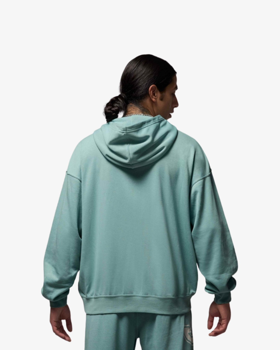 JORDAN MVP MENS OVERSIZED FRENCH TERRY PULLOVER HOODIE (Mineral Teal)