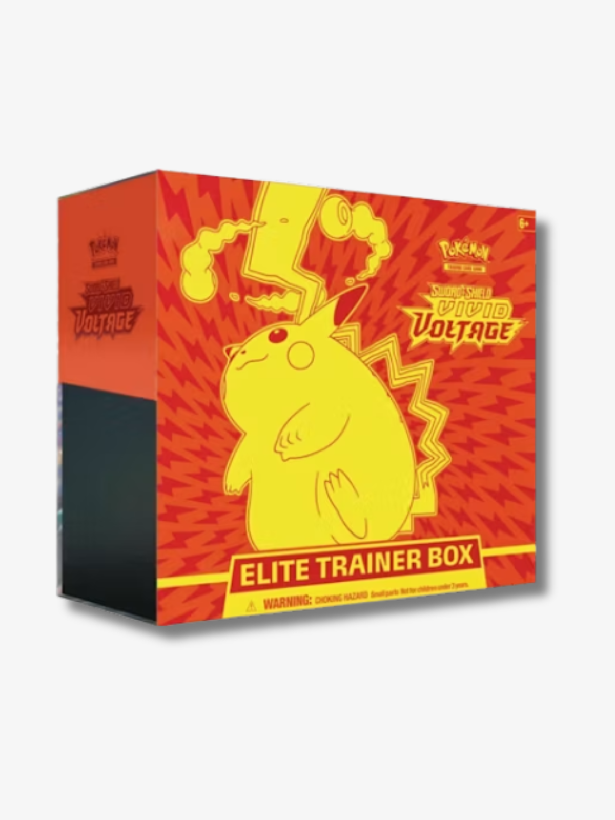 Pokémon TCG Sword & Shield Vivid Voltage Elite Trainer Box – front