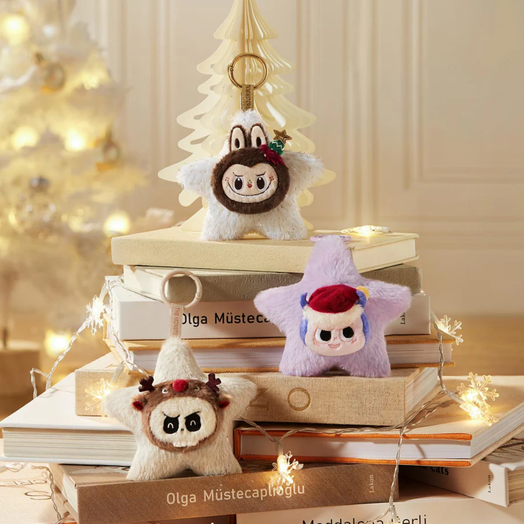 Pop Mart Labubu The Monsters Classic Series Sparkly Plush Pendant Single Blind Box