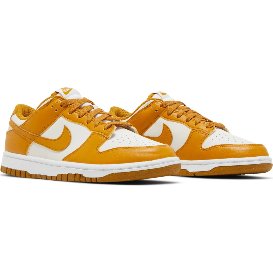 Nike Dunk Low Next Nature Phantom Gold Suede (Women's)