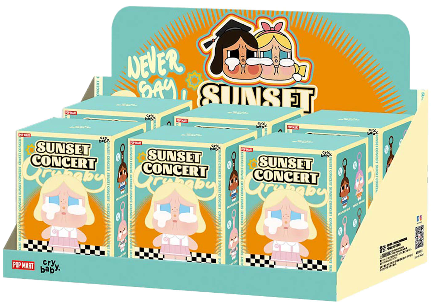Pop Mart CRYBABY Sunset Concert Series Sealed Case (6 Blind Box)
