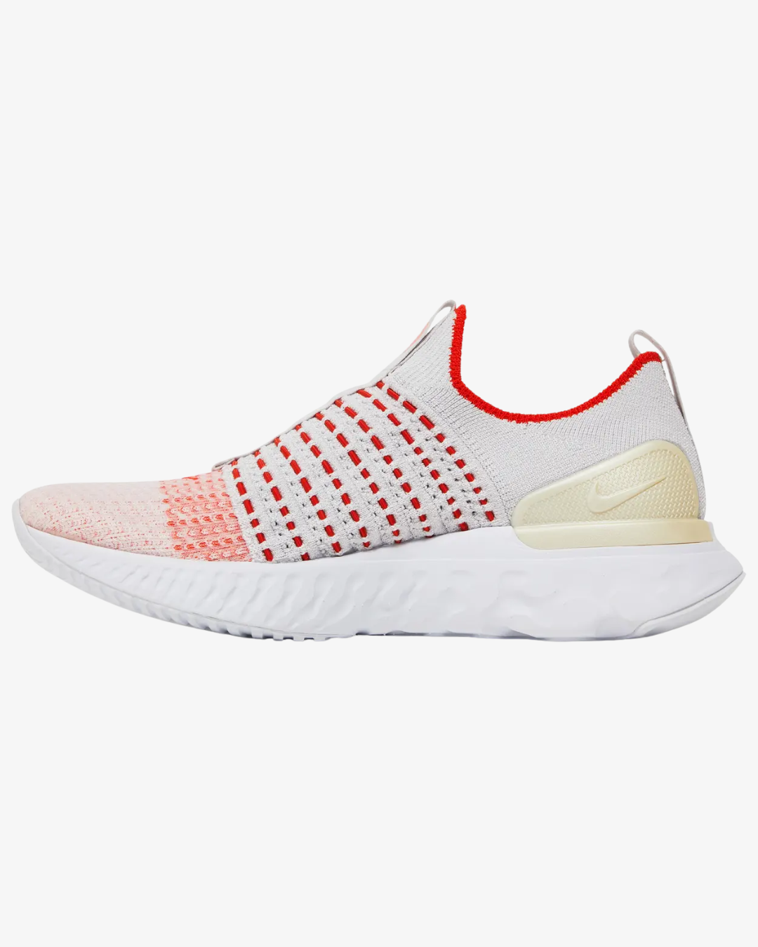 Nike React Phantom Run Flyknit 2 Vast Grey Fire Pink Team Orange (Women's)