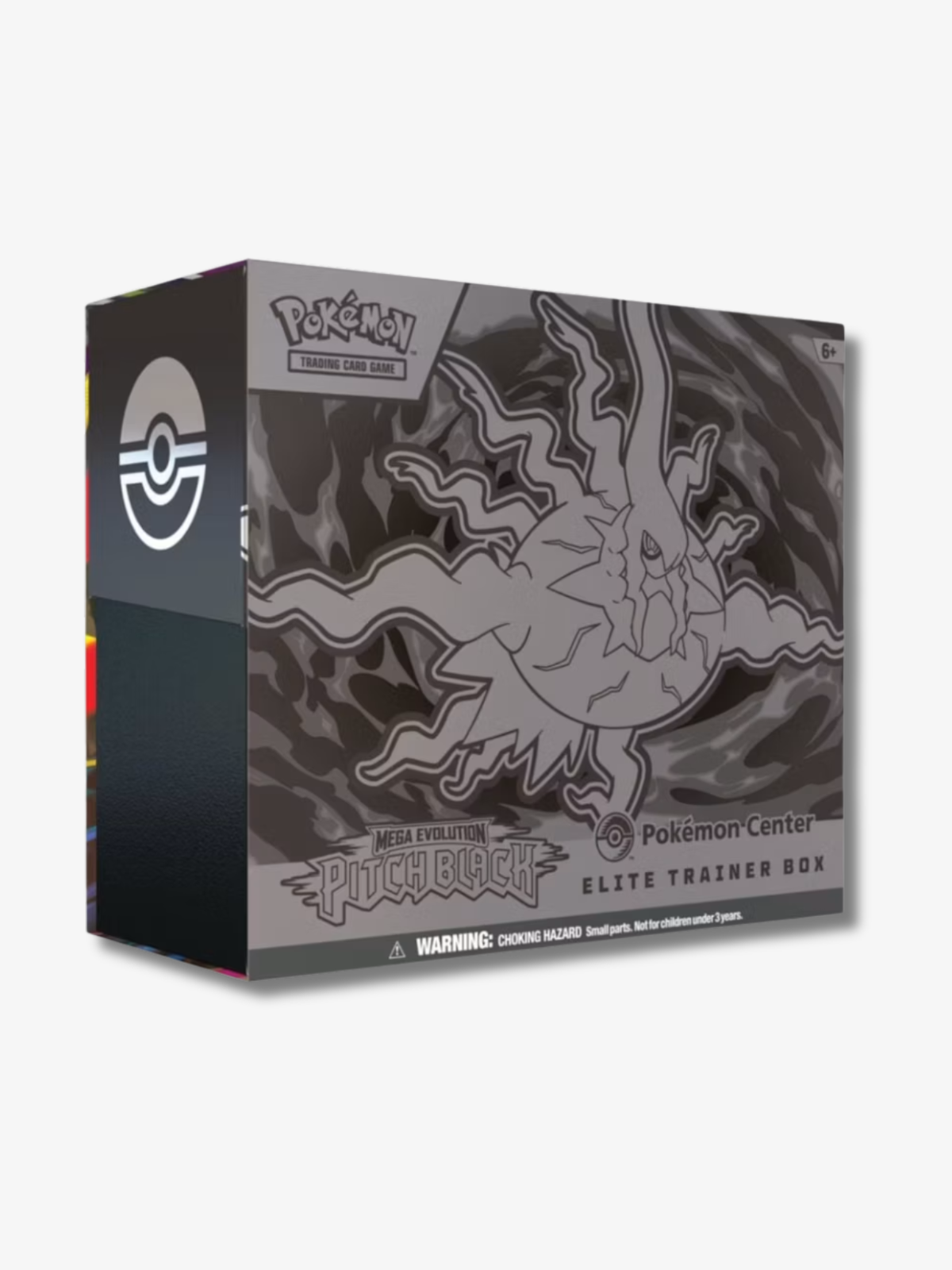 Pokémon TCG Mega Evolution Pitch Black Pokémon Center Elite Trainer Box – front