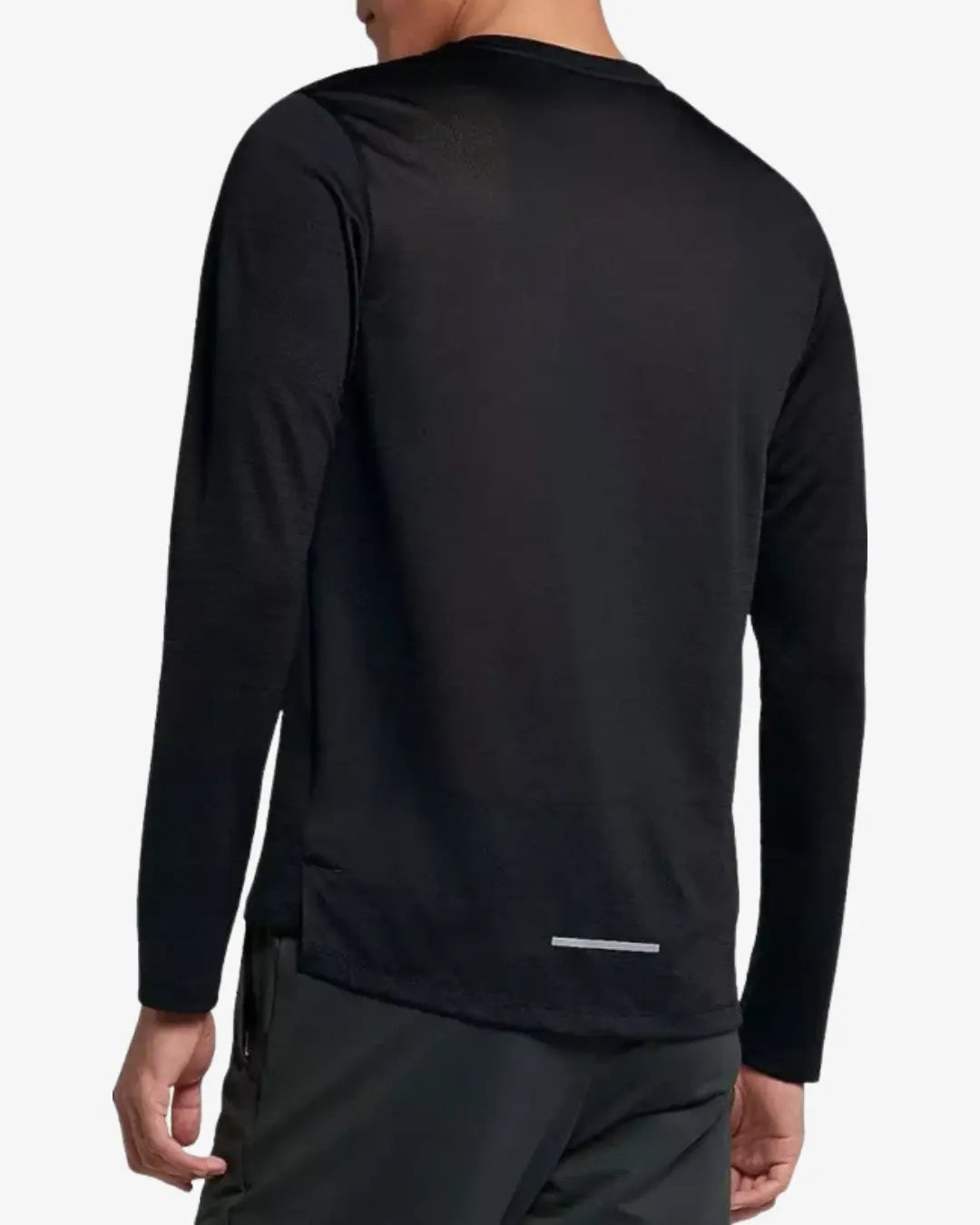 Nike Miler T-Shirt 1.0 Long Sleeve Black Basement