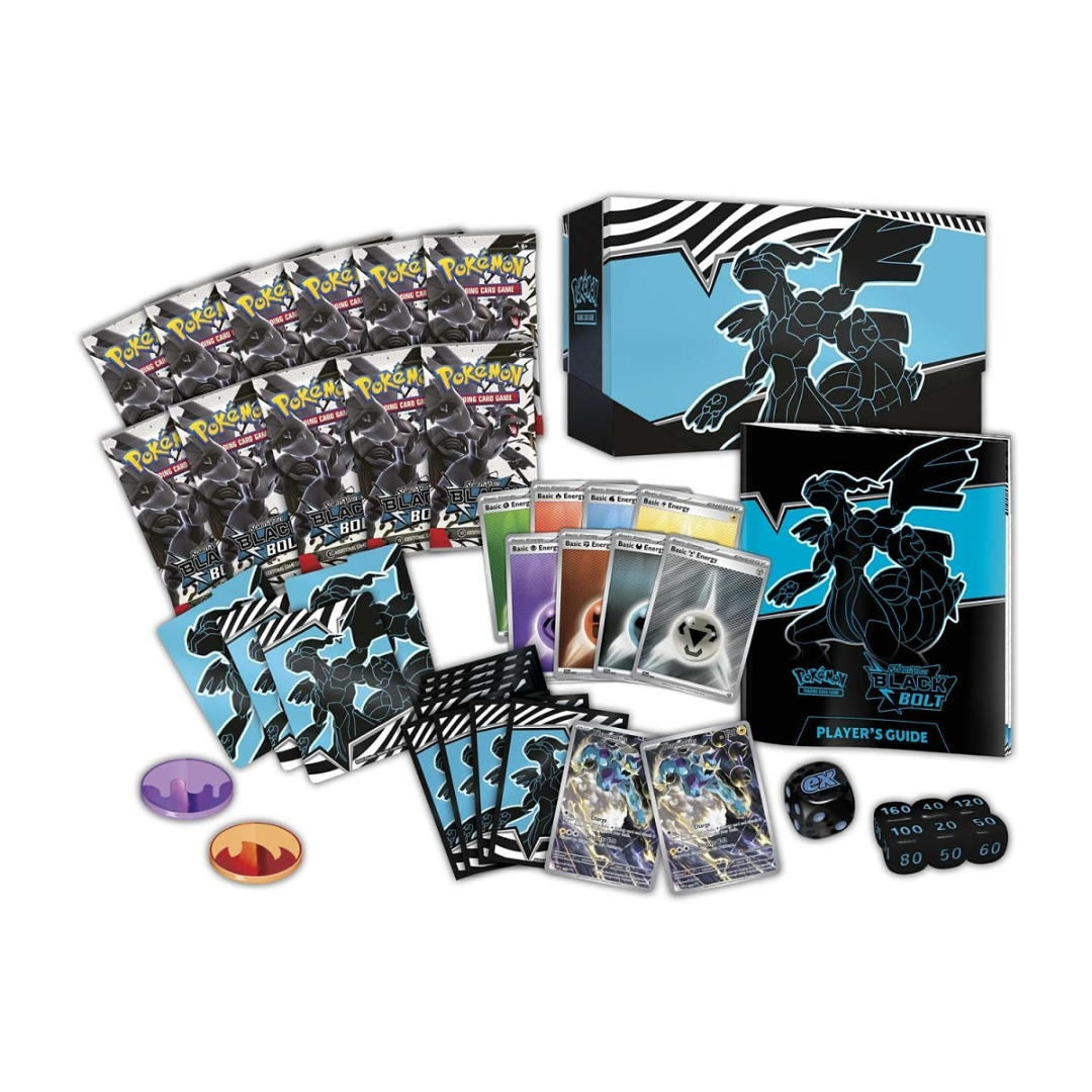 Pokemon Black Bolt Elite Trainer Box 2025 Pokémon Scarlet & Violet