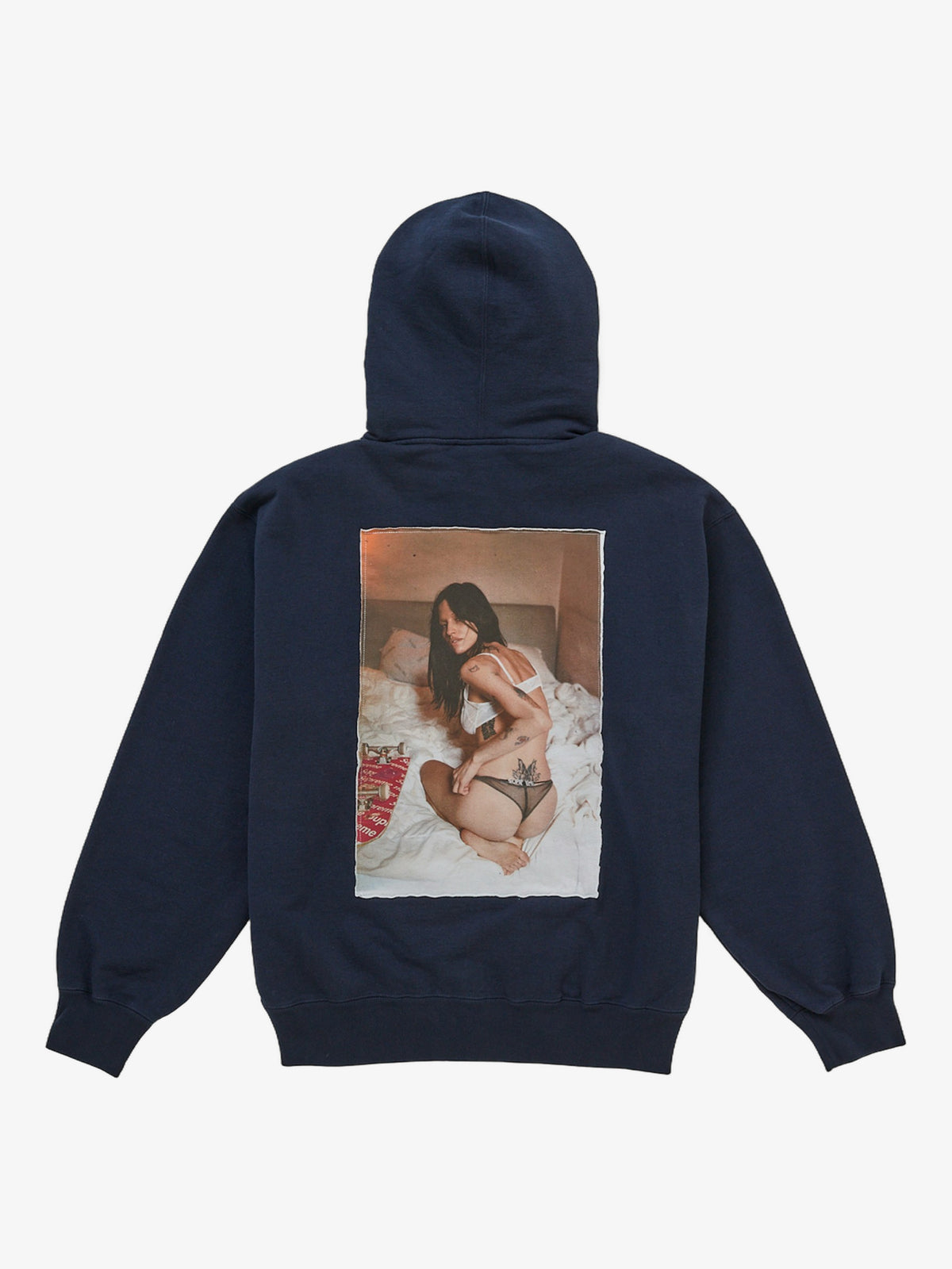 Supreme Larry Clark Zip Up Hooded Sweatshirt 'Navy' – back