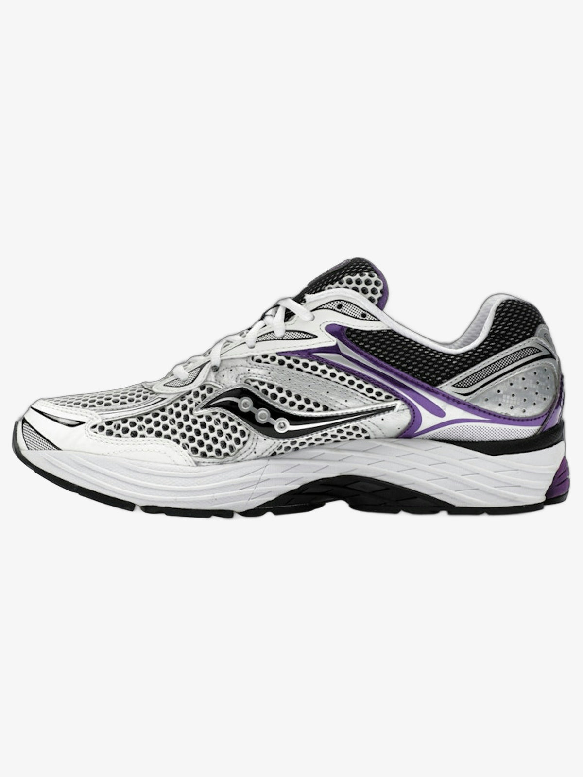 Saucony ProGrid Omni 9 'White Black Silver Purple' – inner side