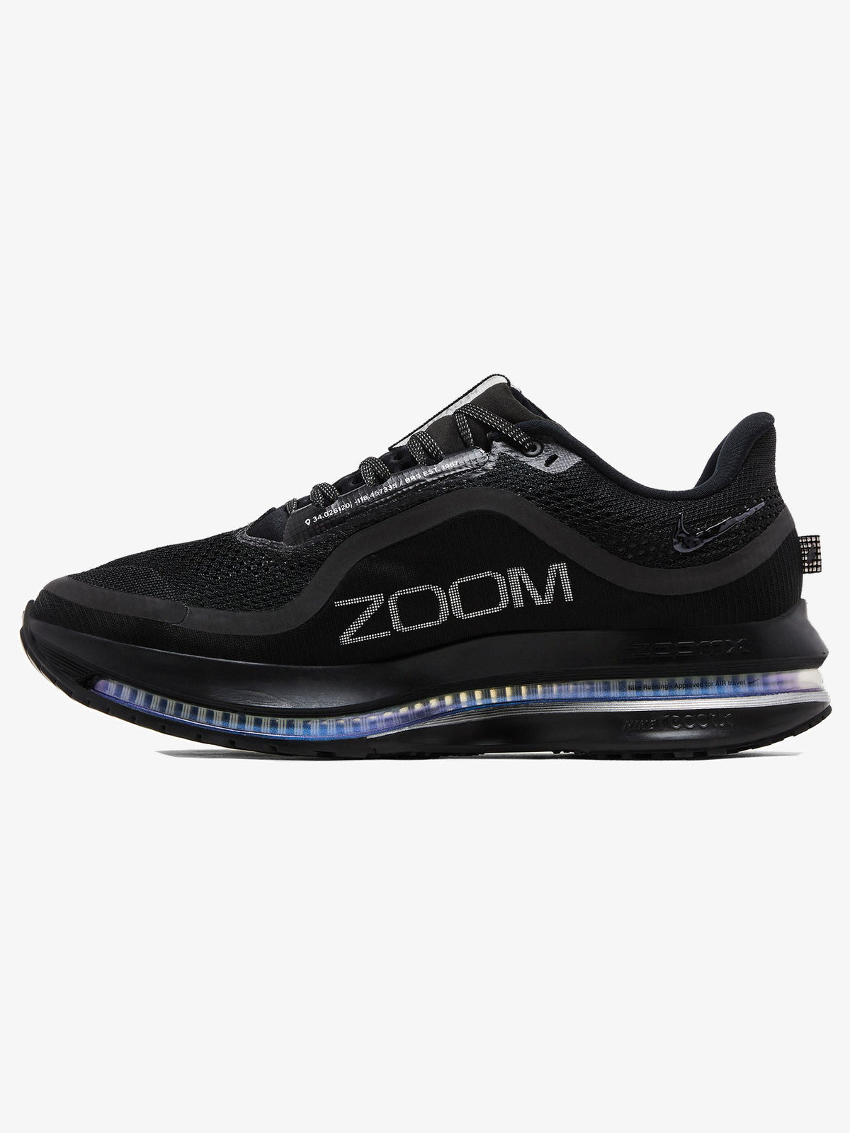 Nike Air Zoom Pegasus Premium 'Black Metallic Silver' β inner side