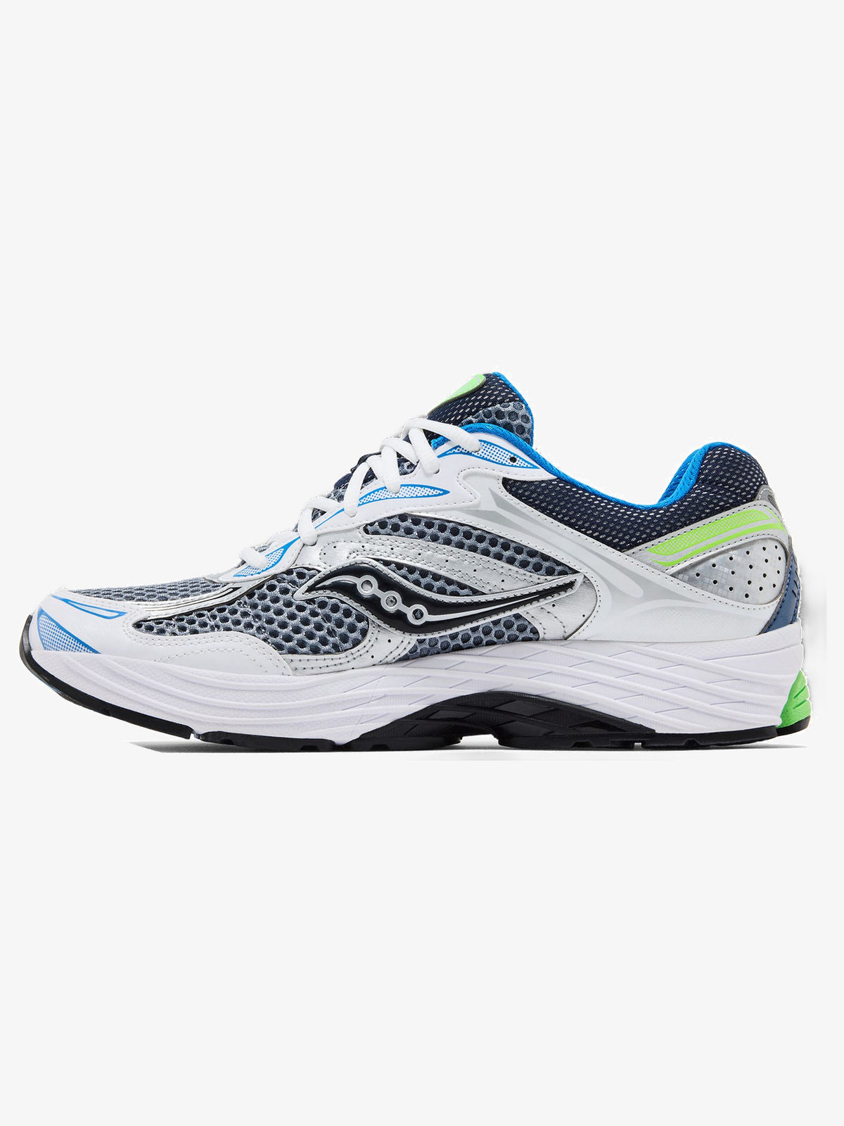 Saucony ProGrid Omni 9 'Grey Slime Blue' β inner side