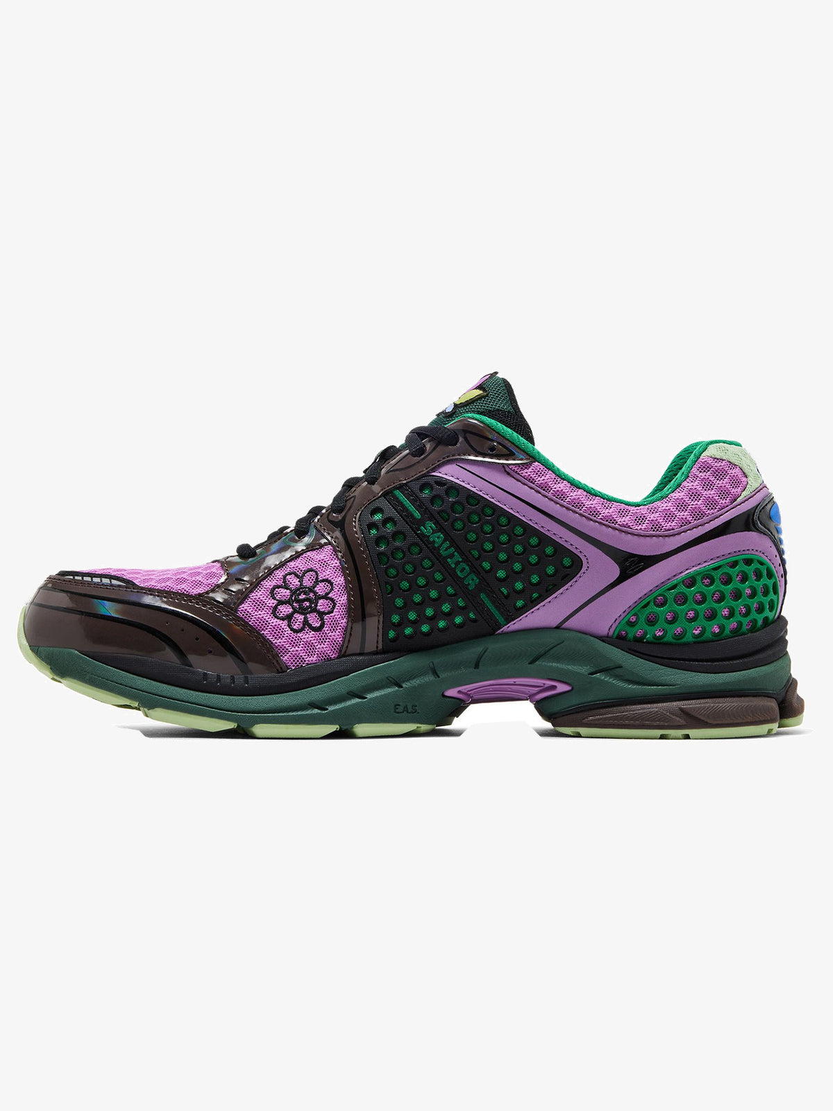 Saucony ProGrid Triumph 4 'Jae Tips Flowers Grow Uptown Perilla' β inner side